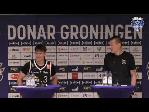 Press conference Donar vs. Valmiera Glass Via 23-09-2025