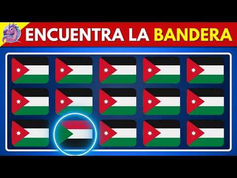 🇺🇸 ¡ENCUENTRA LA BANDERA DIFERENTE! 🌍 🌟 ¿PUEDES HACERLO EN MENOS DE 10 SEGUNDOS?