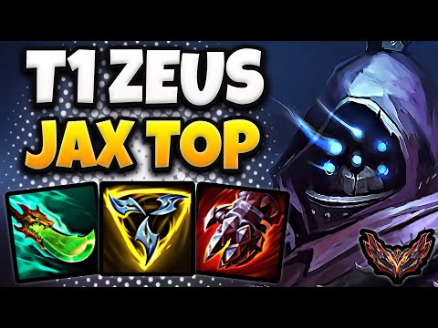 T1 Zeus Jax vs Kennen [ TOP ] Patch 14.13 Korea Grandmaster ✅