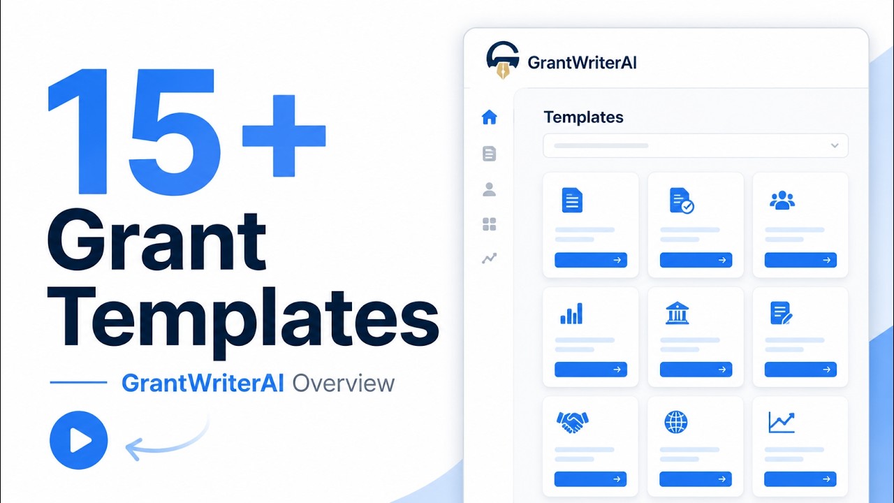 GrantsWriterAI platform demo