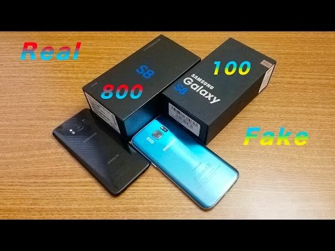 $100 Fake Samsung Galaxy S8 vs $800 Galaxy S8! New Version