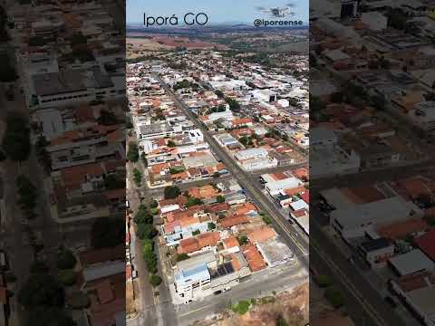 IPORÁ GOIÁS, PROJETO VISÃO AÉREA - PASSEIO AÉREO DA VILA BRASÍLIA ATE A PRAÇA DA MATRIZ.