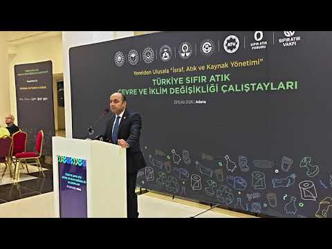 ATÜ Rektör Yardımcısı Prof. Dr. Haşim KELEBEK, Adana Sıfır Atık Çalıştayında Konuştu.