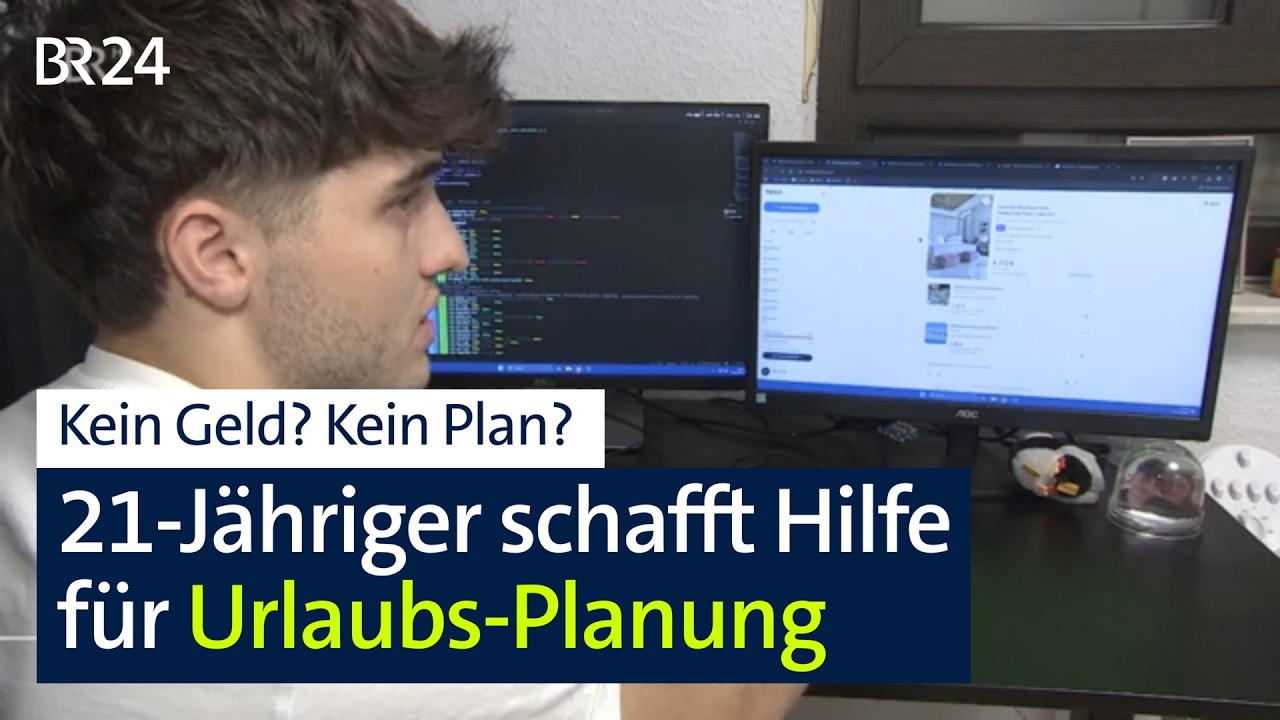 Für Urlaubs-Überforderte: 21-Jähriger bastelt eigene Reise-Plattform | BR24