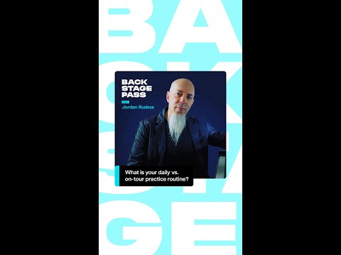 Backstage Pass feat. Jordan Rudess - What is your daily vs. on-tour practice routine as musician?