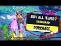 I spent all my money on Fortnite skins