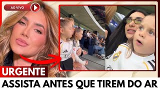 Maria Flor chama Vinicius Jr de papai enquanto assistia ao jogo e internet reage