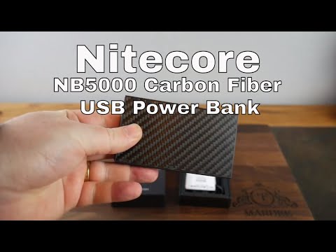 Nitecore NB5000 Carbon Fiber Rugged Power Brick:Add This To Your EDC