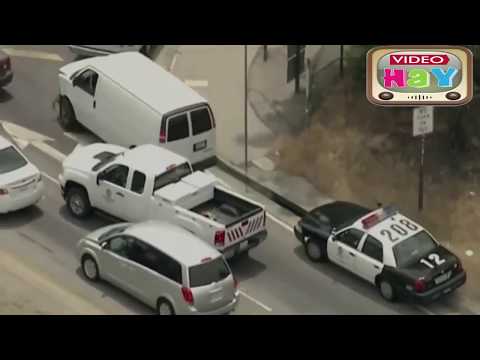 police chase los angeles and truck