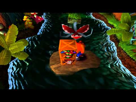 Crash Bandicoot 100% Walkthrough HD - Part 15: Upstream