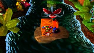 Crash Bandicoot 100% Walkthrough HD - Part 15: Upstream