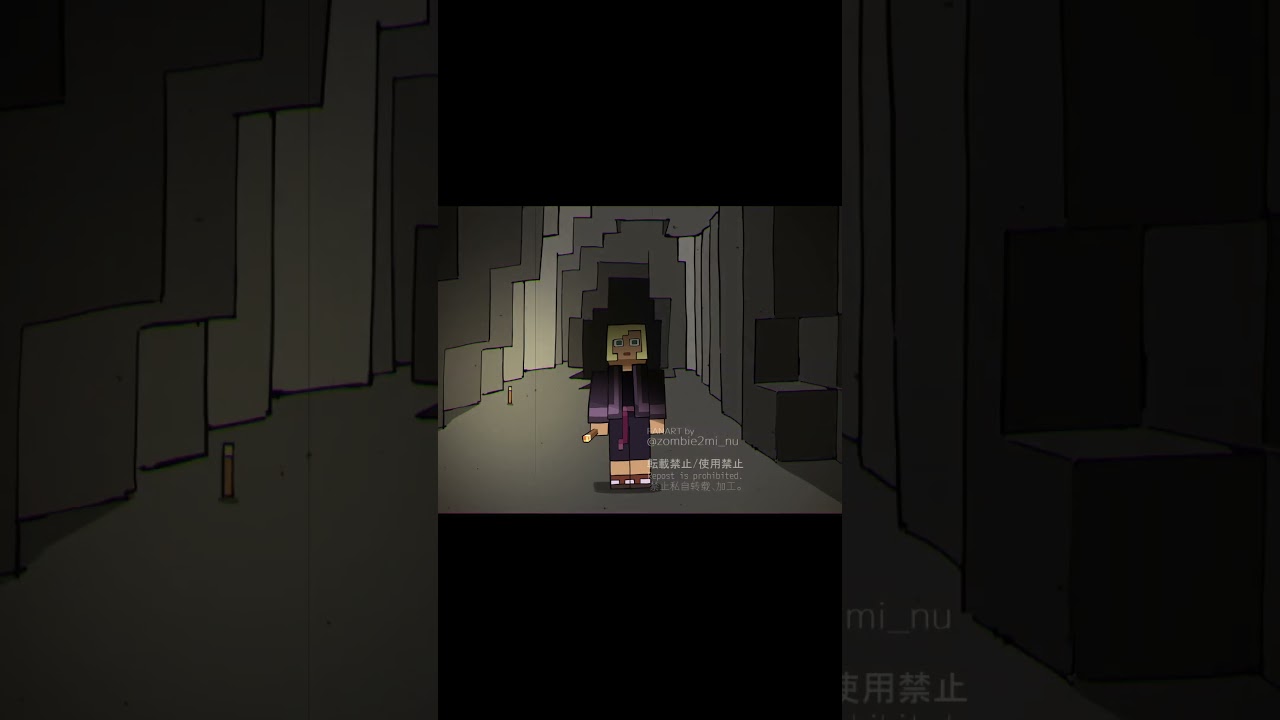 【手描き】ループザルーム Looping the Rooms | meme 【Minecraft / マイクラ】