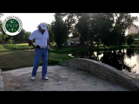 Golf rules in Urdu, When ball is resting on bridge over Penalty  area