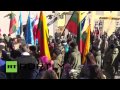 Latvia: March in Riga commemorating veterans of ...