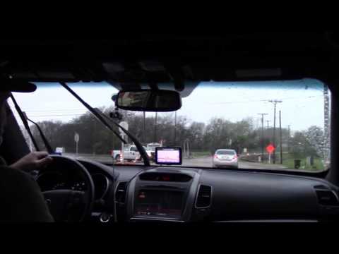 Trico Force High Performance Beam Blade Wiper Rain Road Test Kia Sorento 2014