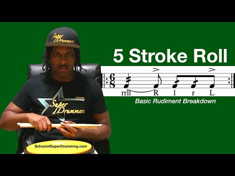 BASIC FOR DRUMMERS | 5 Stroke Roll Breakdown