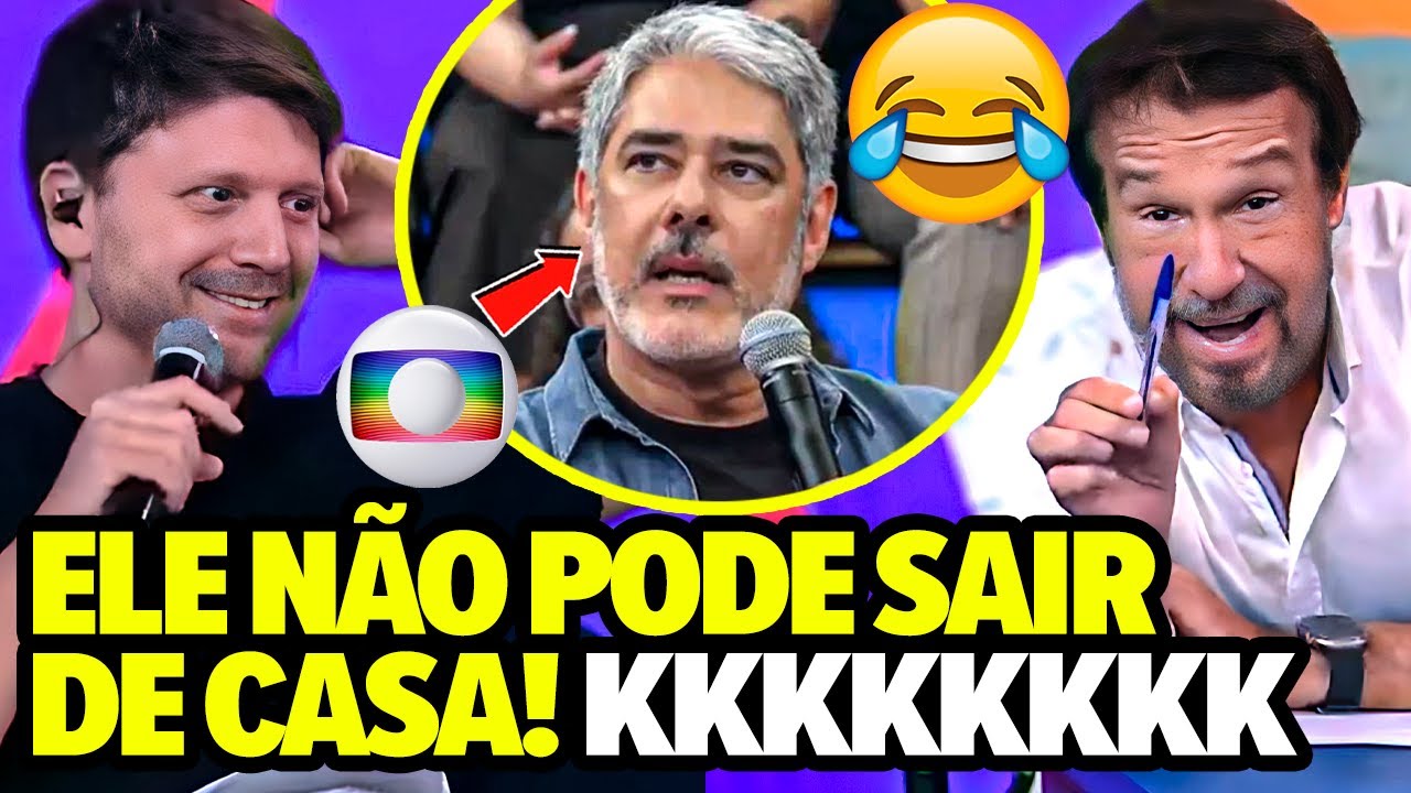 PÂNICO CHOROU DE RIR COM O A DECLARAÇÃO POLÊMICA DE WILLIAM BONNER