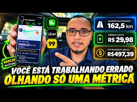 Essa é a MELHOR estratégia para rodar na Uber e 99Pop. Fiz R$500,00 em poucas horas.