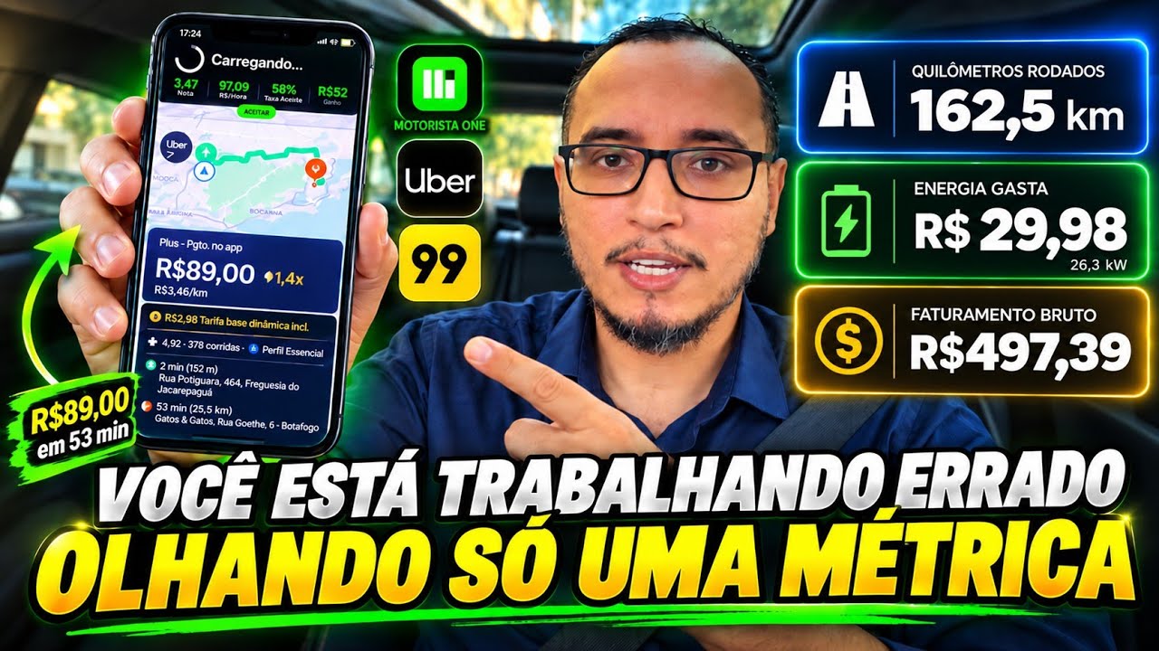 Essa é a MELHOR estratégia para rodar na Uber e 99Pop. Fiz R$500,00 em poucas horas.
