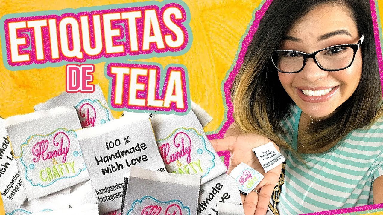 ¿Cómo hacer ETIQUETAS DE TELA | Orden de ALIEXPRESS