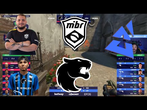 MIBR vs Furia - INFERNO MAP 2 - BLAST Premier Fall Series 2020 @Gaules
