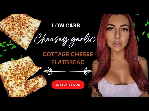 VIRAL Cottage Cheese Flat Bread turned Cheesey Garlic bread! LOW CARB + HIGH PROTEIN!