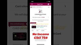 Credit Card approved at 19 Without Income Document Axis Bank 2nd Card