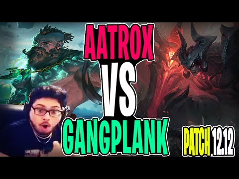 SOLARBACCA Gangplank VS Aatrox Top Grandmasters | Patch 12.12