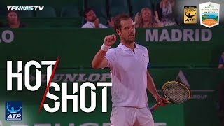 Hot Shot: Gasquet Finishes Point With Gentle Backhand Volley
