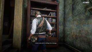 Red Dead Redemption 2 - The Saint Denis Fence is Hiding Something Behind this Bookshelf