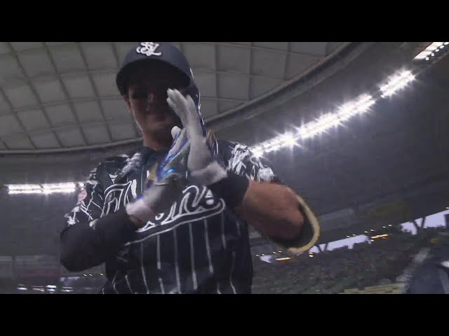 【3回裏】ライオンズ・野村大樹 捉えた打球は同点となる第2号ソロホームラン!! 2024年8月2日 埼玉西武ライオンズ 対 東北楽天ゴールデンイーグルス