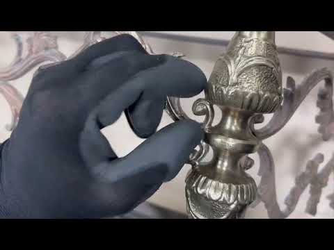 The Amazing Restoration of an Old Metal Console Table! @WoodArtRestorer!