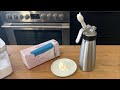 Making Whipped Cream In The ISi Whipped Cream Dispenser