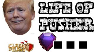 Story of trophy pusher || funny | coc /clash of clan||