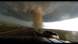 Insane 360 video of close-range tornado near Wray, CO yesterday!