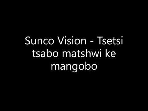Sunco Vision - Tsetsi yabo matshwi ke mangobo.