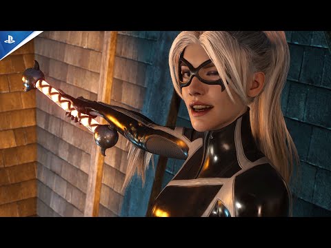 Miles Chasing Black Cat Scene | Marvel Spider-man 2 Highlight #marvel #avngers #spiderman #gaming