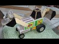 How To Make A Matchbox Jcb Easy Craft At Home Matchbox Jcb Buldozer Diy Craft