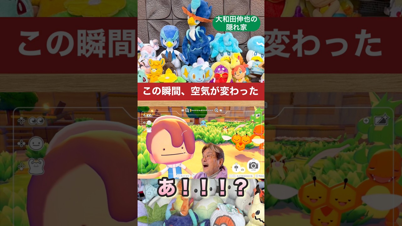 ぽこあポケモン、初めての記念写真で… #ポケモン  #ぽこあポケモン  #shorts