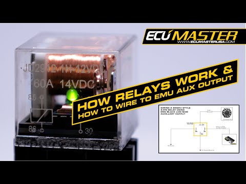 Wiring Relays to EMU Aux Output  | ECUMaster USA