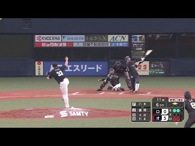 【6回裏】期待に応える投球!! マリーンズ・八木彬 一軍登録されてすぐの起用で無失点!! 2025年4月30日 オリックス・バファローズ 対 千葉ロッテマリーンズ