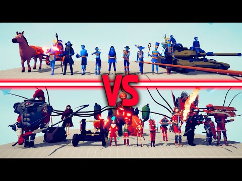 LEGACY TEAM vs SPOOKY TEAM | TABS - Totally Accurate Battle Simulator