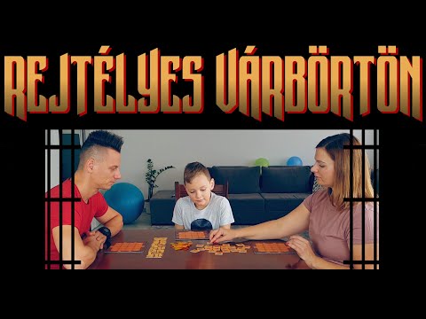 Rejtélyes várbörtön társasjáték - Kerüld el a szörnyeket és markold fel a kincseket! - robekapu