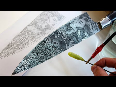 Knife Tattoo — Stunning Custom Work with Crazy Detail (No Expensive Tools)