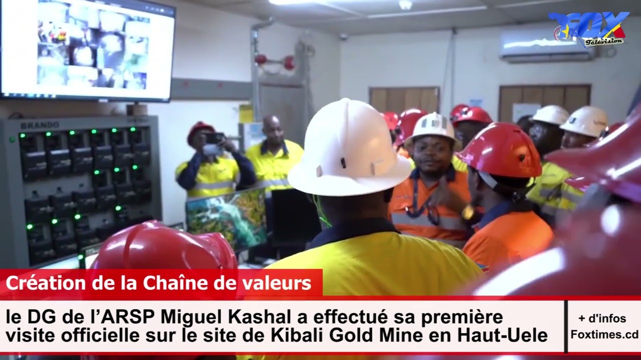 le DG de l’ARSP Miguel Kashal a effectué sa première visite officielle sur le site de Kibali Gold Mi