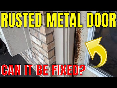 Repair Rusted Metal Door: Exterior Door Rust Repair