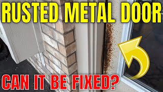 Repair Rusted Metal Door: Exterior Door Rust Repair