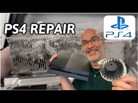 Broken/overheating PS4 - Repair and Restore (Fan Fix!)