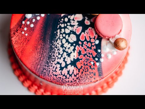 Boutique Cake Made at Home! Spider Web Hack