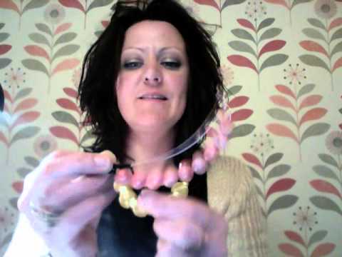 Embedded bead necklace bar part 1